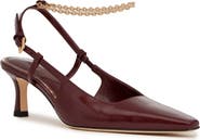 PAIGE Winnie Ankle Strap Pointed Toe Pump