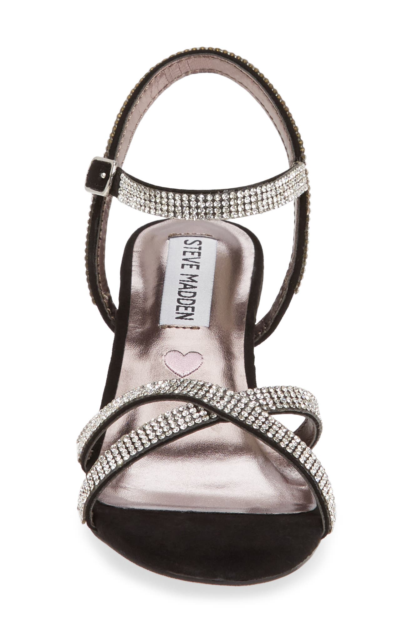Steve Madden JClass Crystal Embellished Sandal, Alternate, color, 