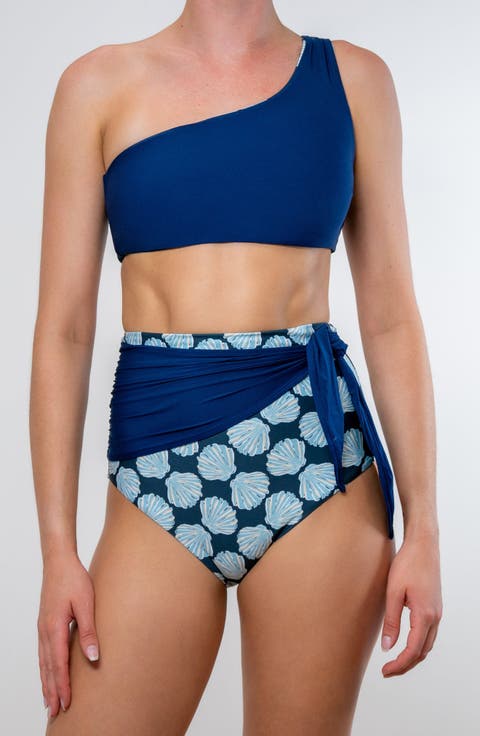 Genevieve Sash High Waist Swimsuit Bottom