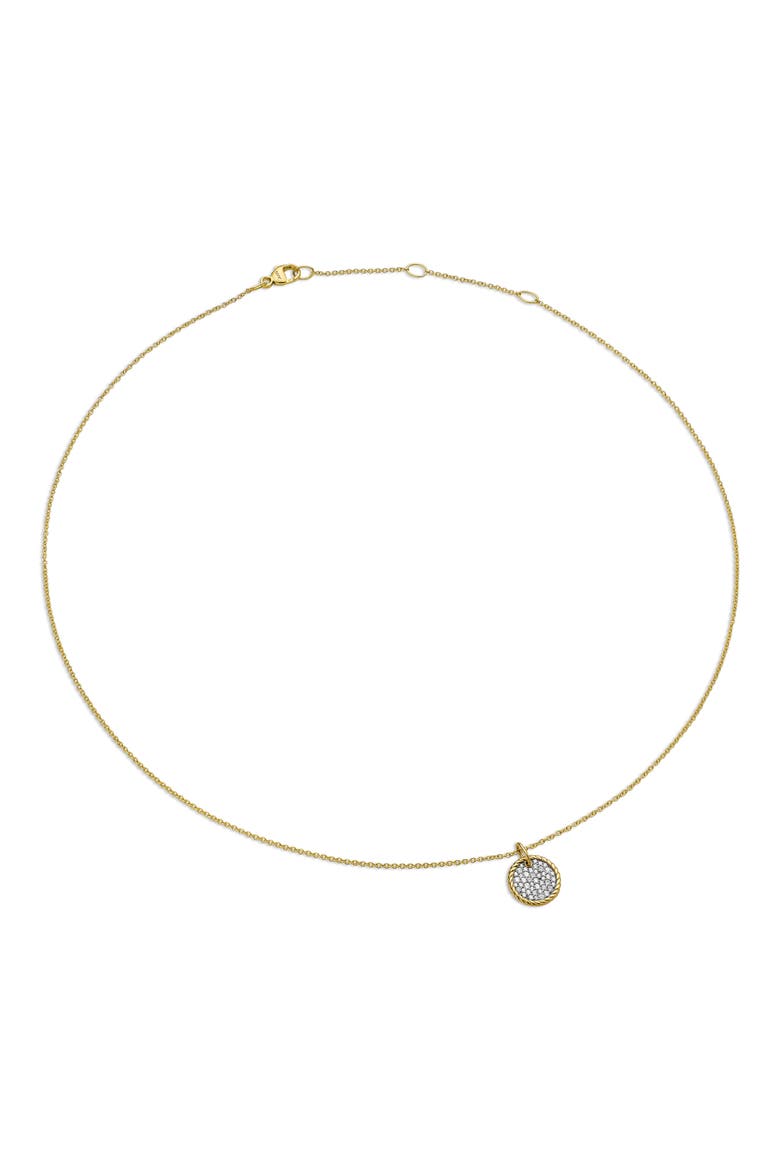 Cable Collectibles Pavé Charm with Diamonds in Gold, Alternate, color, DIAMOND