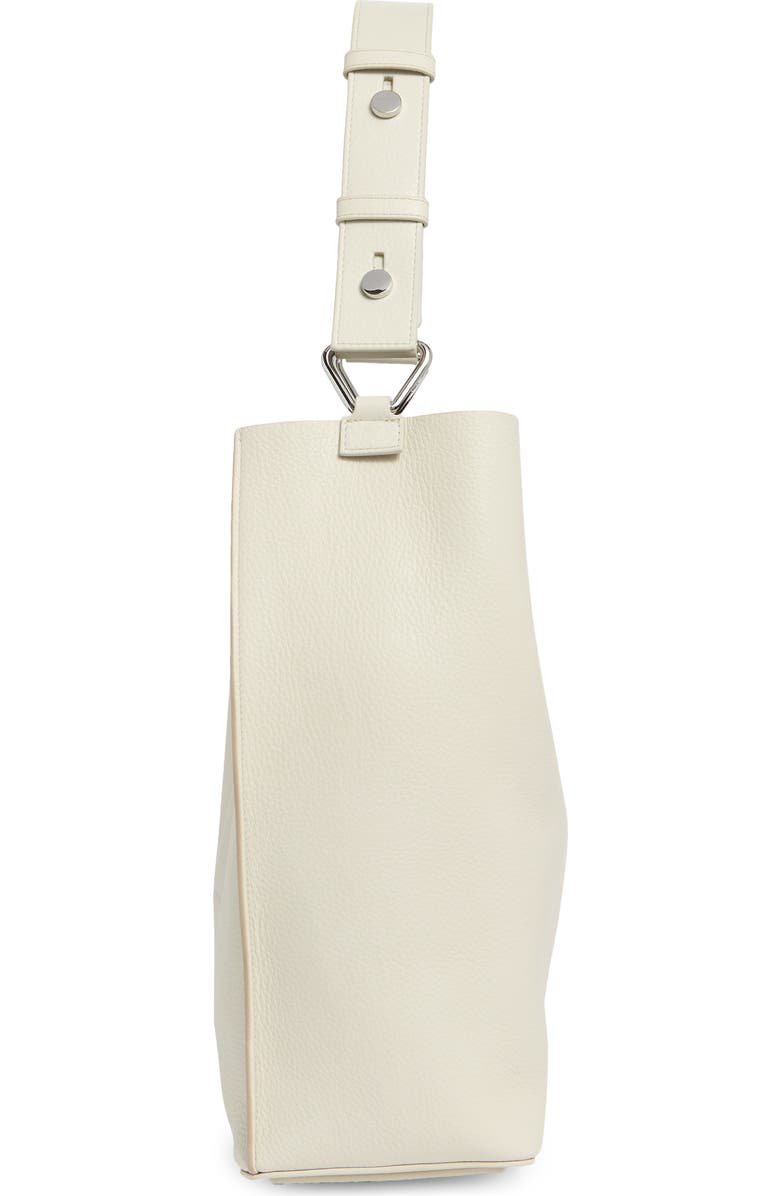 AllSaints Captain NS Leather Tote Bag, Alternate, color, Pampas White