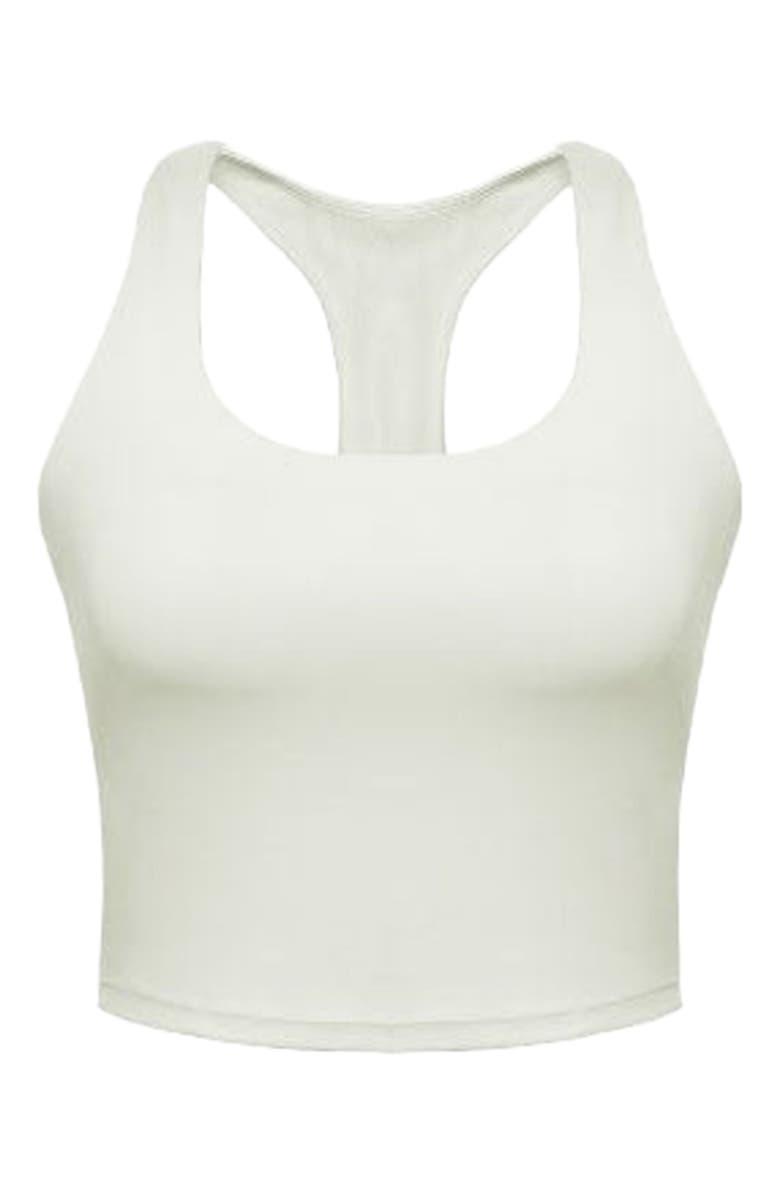 Vitality Revive Racer Tank, Alternate, color, Ash