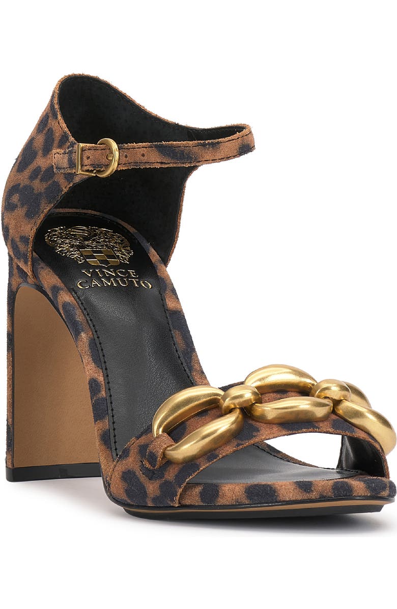 Vince Camuto Aurelia Ankle Strap Sandal, Main, color, Camel