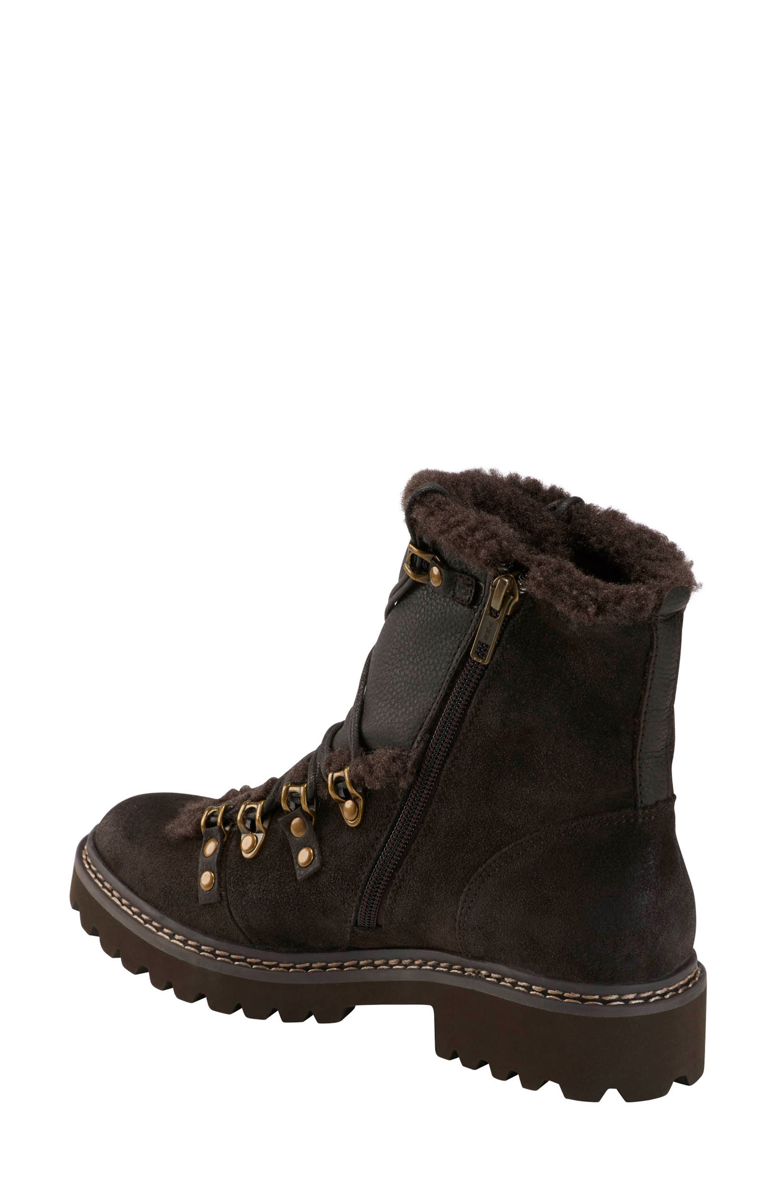 Glacier Waterproof Boot, Alternate, color, DARK BROWN SUEDE