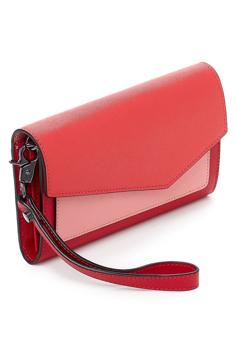 Cobble Hill Leather Continental Wallet, Alternate, color, PEPPER COMBO