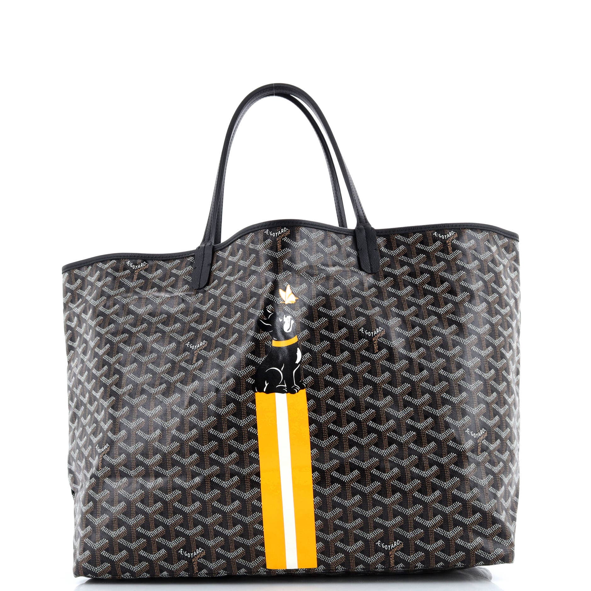 Pre-Owned Goyard Saint Louis Tote Printed Coated Canvas GM, Main, color, 