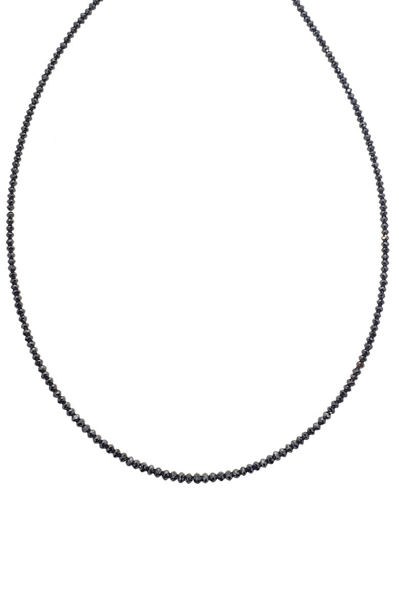 Sethi Couture Black Diamond Beaded Necklace, Main, color, Black Diamond