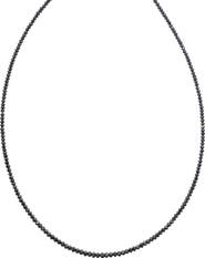Sethi Couture Black Diamond Beaded Necklace