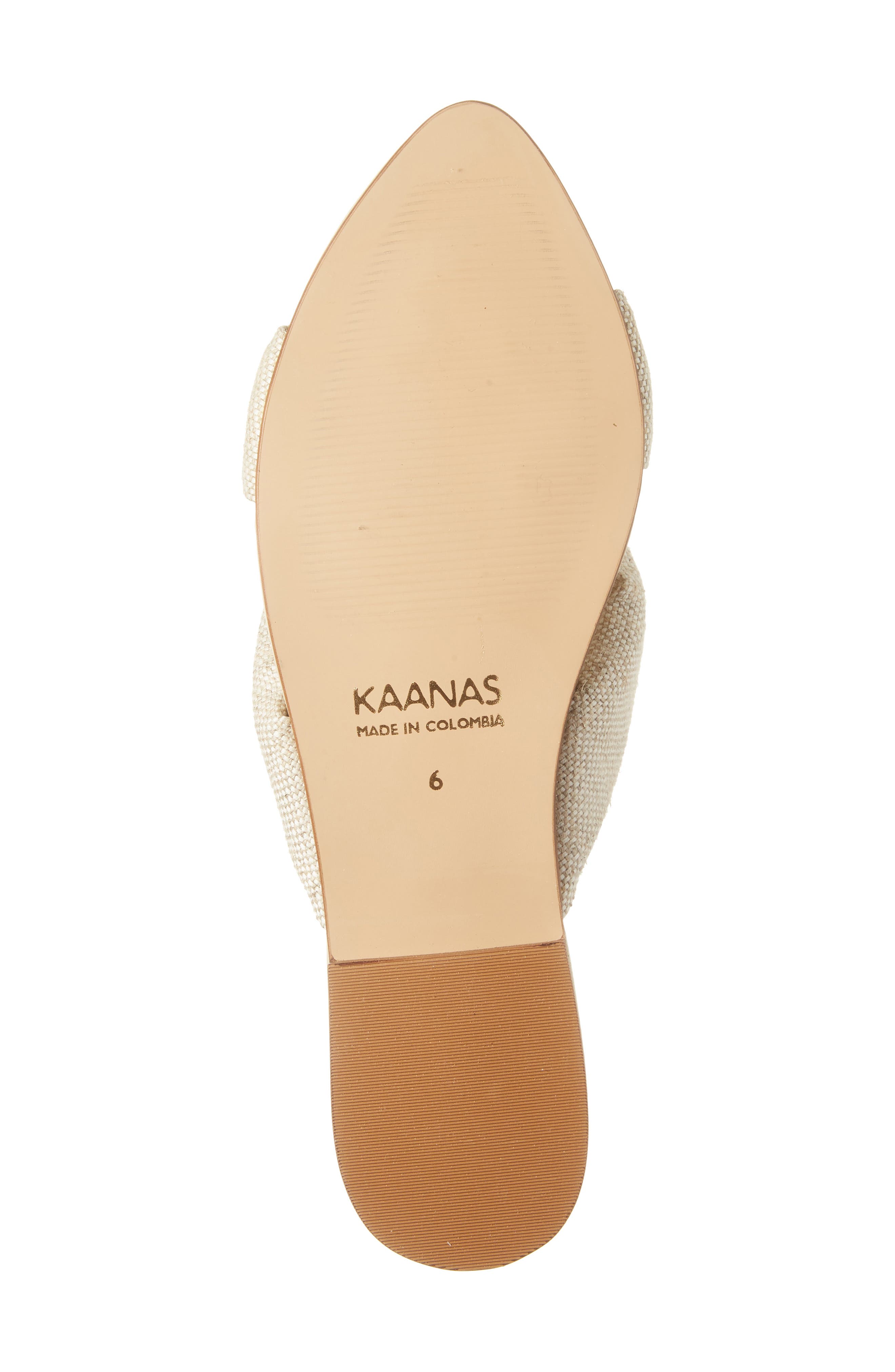 Kaanas Banha Pointed Toe Slide Sandal, Alternate, color, 
