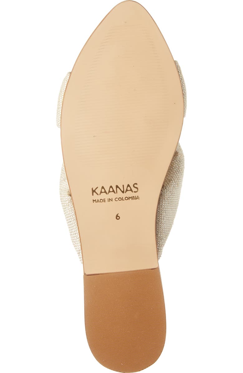 Kaanas Banha Pointed Toe Slide Sandal, Alternate, color,