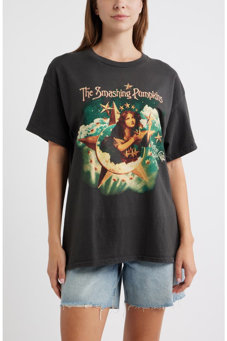 Smashing Pumpkins Graphic T-Shirt, Main, color, BLACK