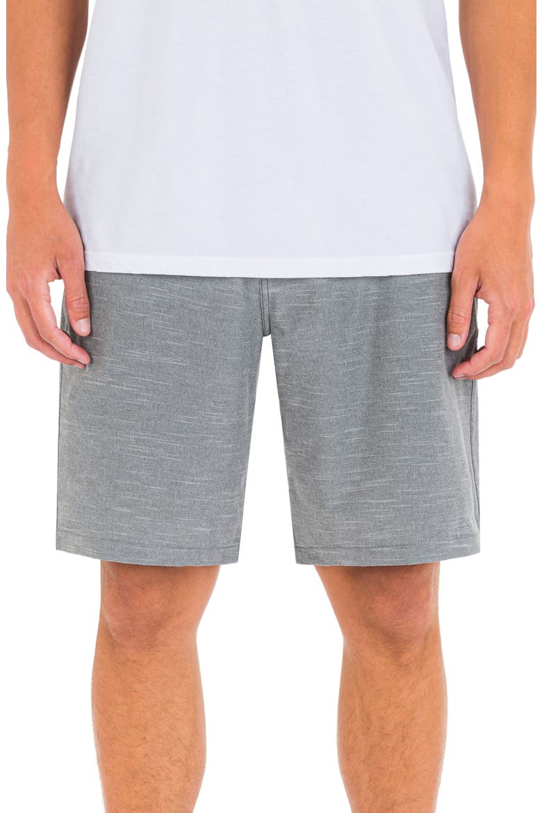 Phantom Sandbar Stretchband 20" Water Repellent Walk Shorts, Main, color, ION GREY
