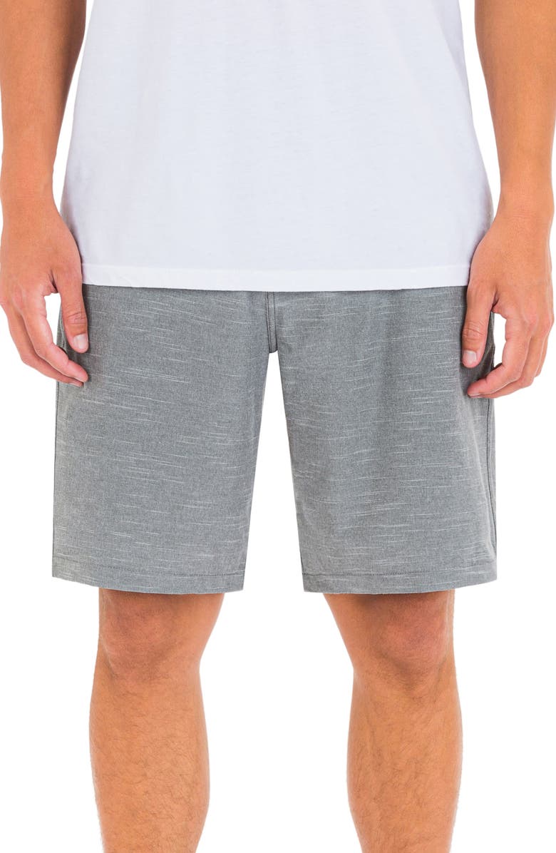 Hurley Phantom Sandbar Stretchband 20" Water Repellent Walk Shorts, Main, color,