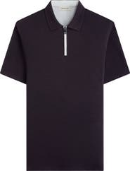 Bugatchi Quarter Zip Polo
