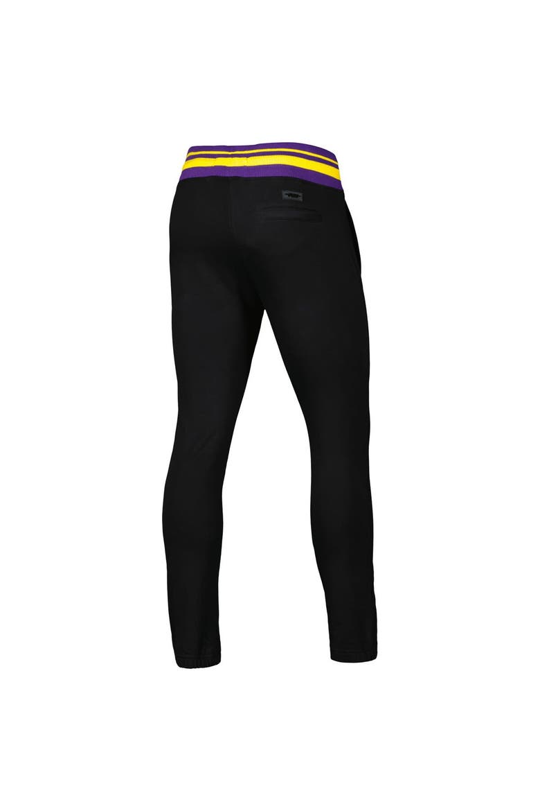 Men's Pro Standard Black Los Angeles Lakers Mash Up Capsule Sweatpants, Alternate, color, Black