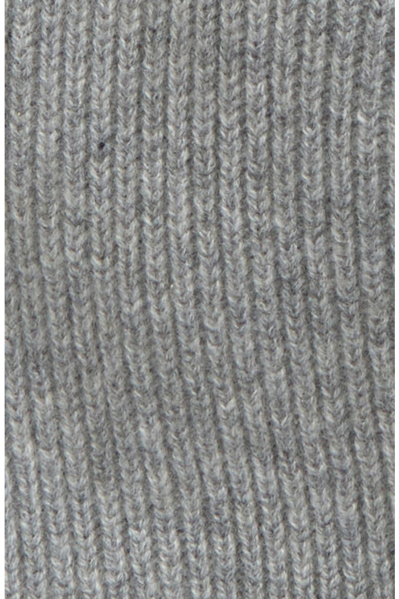 Ace Reversible Cashmere Beanie, Alternate, color, HEATHER GREY