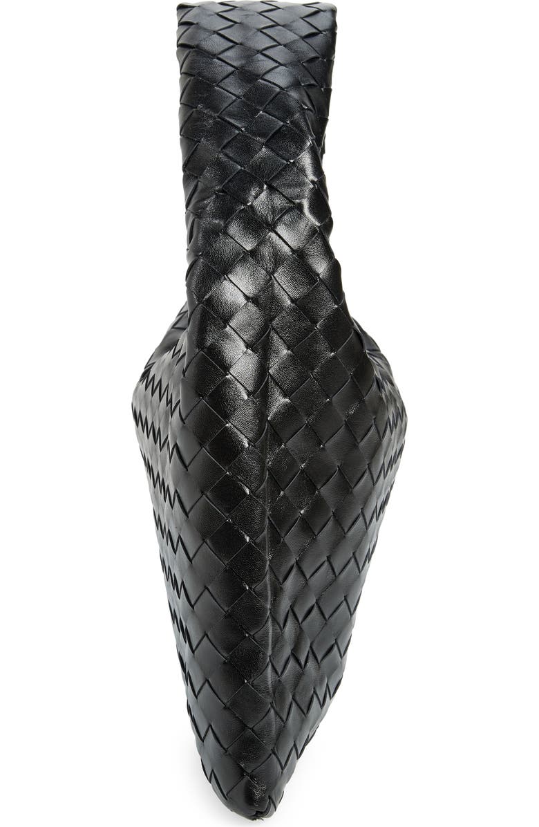 Bottega Veneta Small Hop Hobo Bag, Alternate, color, 1019 Black-M Brass