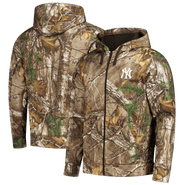 DUNBROOKE Men's Dunbrooke  Camo New York Yankees Trophy Realtree Full-Zip Hoodie