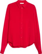 Ulla Johnson Effie Silk Button-Up Shirt