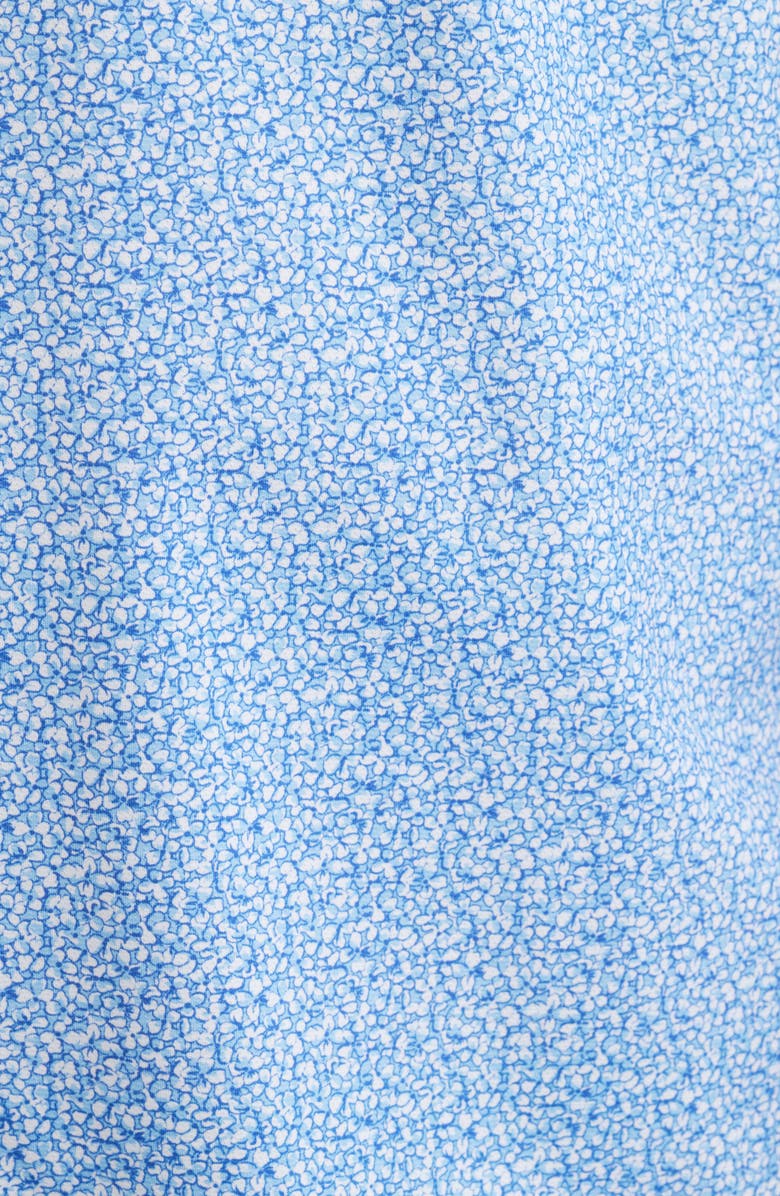 johnnie-O Waylan Hangin' Out Floral Short Sleeve Knit Button-Up Shirt, Alternate, color, 