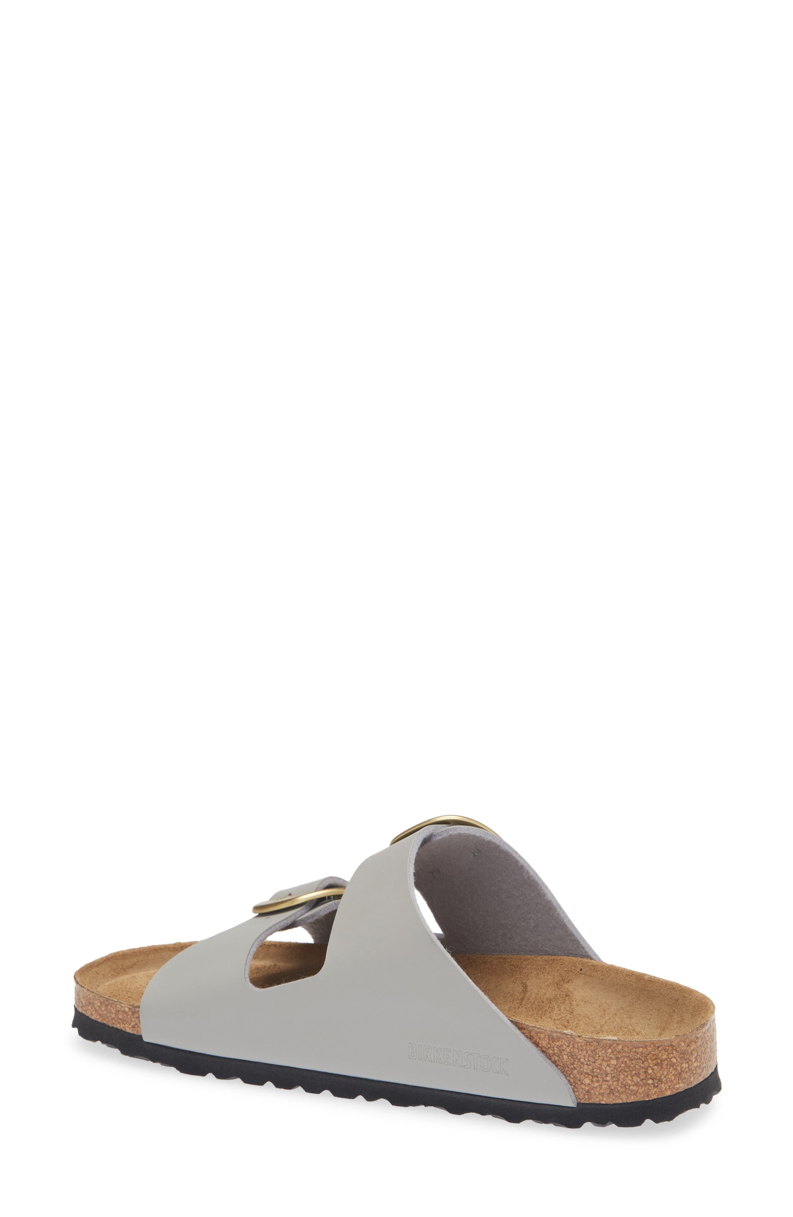 Birkenstock Arizona Big Buckle Slide Sandal, Alternate, color, Stone Coin
