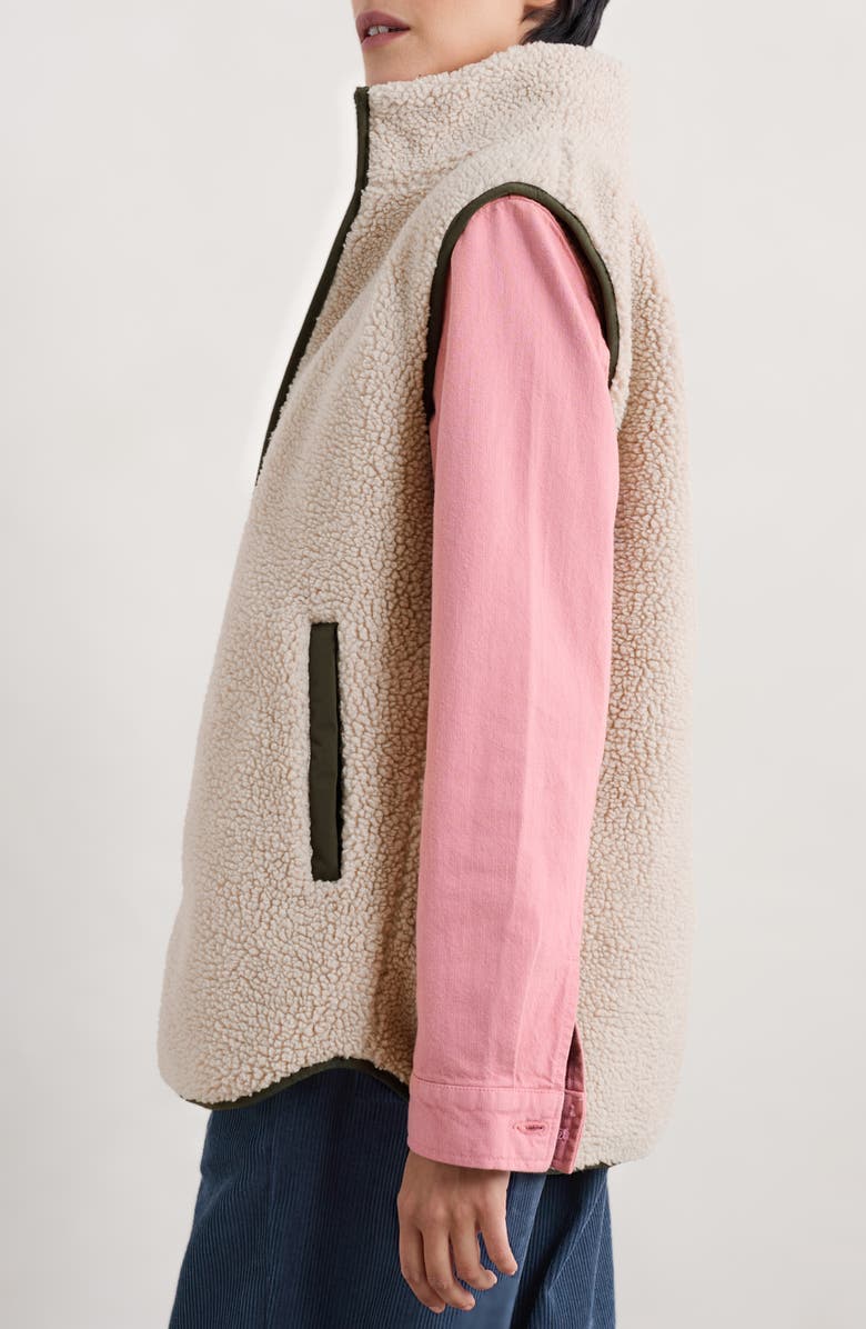 Seasalt Cornwall Holdfast Waterproof Hooded Parka with Removable High Pile Fleece Vest, Alternate, color, Highland