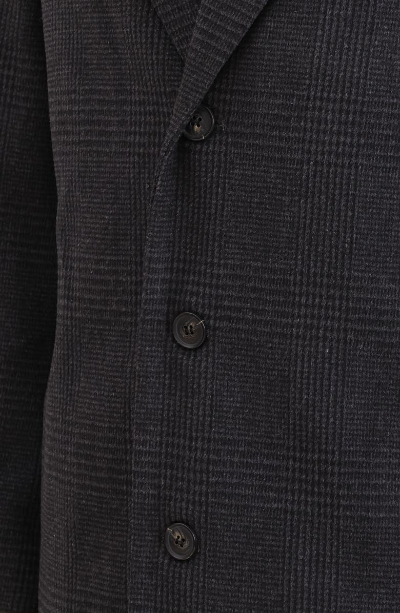 Bagatelle Houndstooth Topcoat, Alternate, color, Charcoal Houndstooth