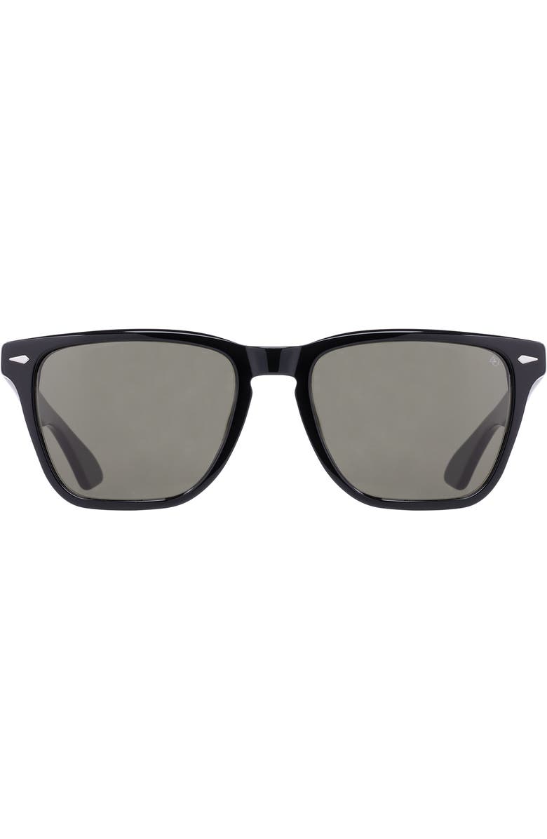 AO Eyewear Hudson 57mm Square Nylon Polarized, Alternate, color, Black - Gnn-P