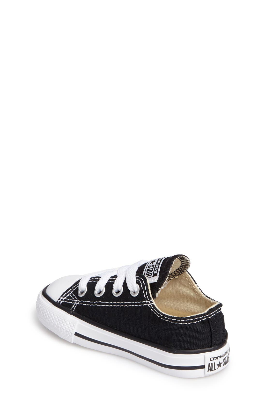 Converse Chuck Taylor<sup>®</sup> Low Top Sneaker, Alternate, color, Black