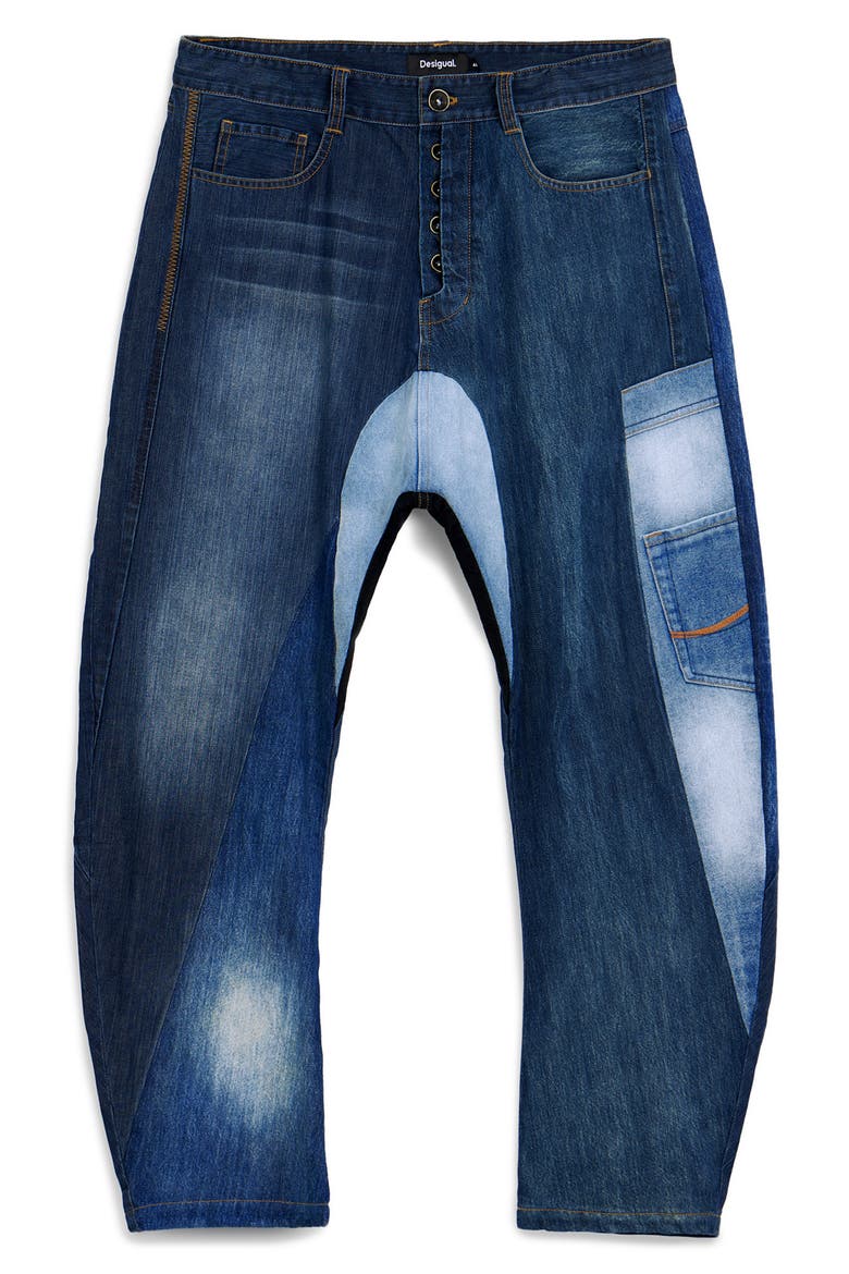 Herita Straight Leg Jeans, Alternate, color, BLUE