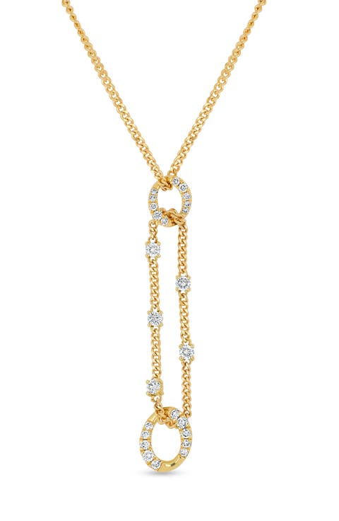 18K Gold Varda Natural Diamond Y-Necklace
