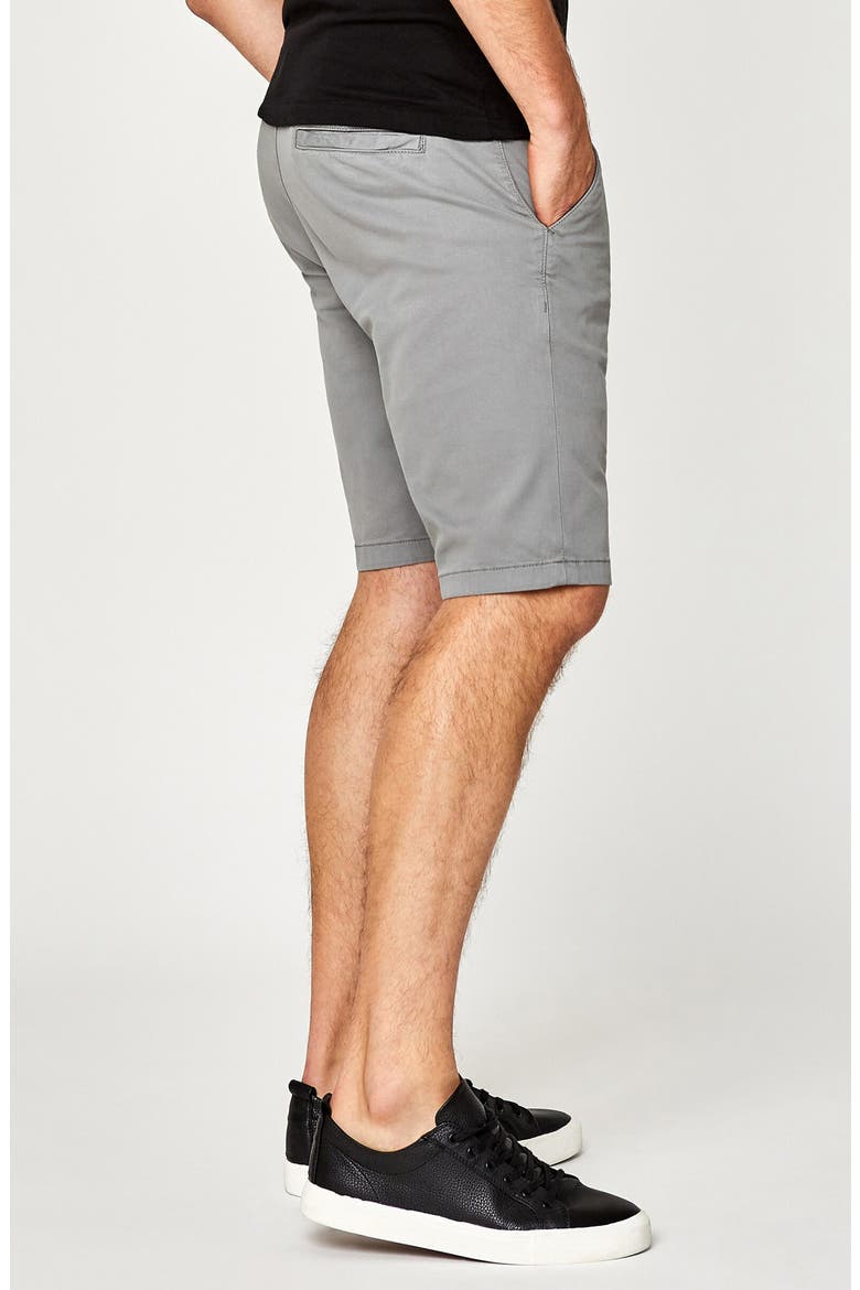 Jacob Stretch Twill Flat Front Shorts, Alternate, color, SHARK SKIN TWILL