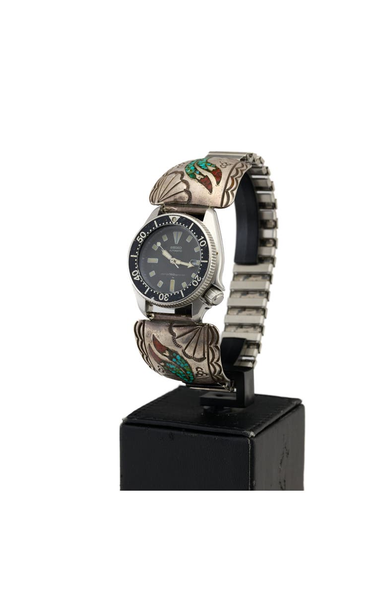 Fortela Hardstone Watch, Main, color, Black