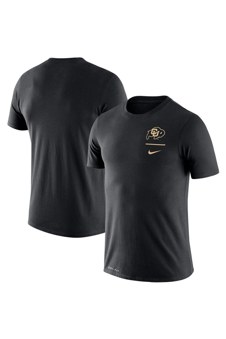 Men's Nike Black Colorado Buffaloes Logo Stack Legend Performance T-Shirt, Main, color, Black