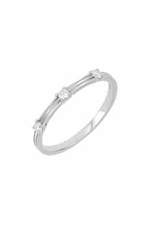 Bony Levy 18K White Gold Diamond Three-Stone Ring