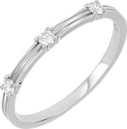 Bony Levy 18K White Gold Diamond Three-Stone Ring