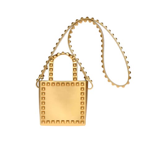 Carmen Sol Alice Baby Tote Bag In Gold