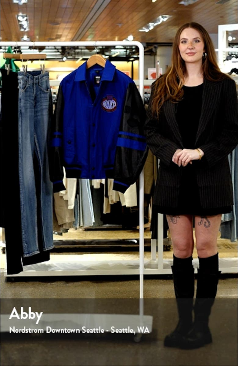 x NFL Cutback Water Repellent Bomber Jacket, sales video thumbnail