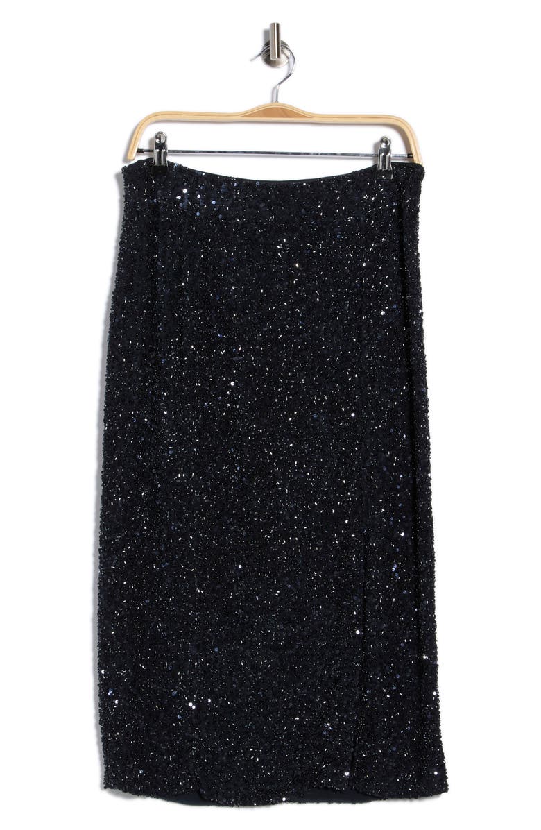 TWP Paltrow Silk Sequin Embellished Midi Skirt, Alternate, color,