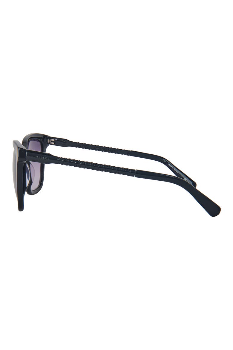 54mm Gradient Square Sunglasses, Alternate, color, BLACK