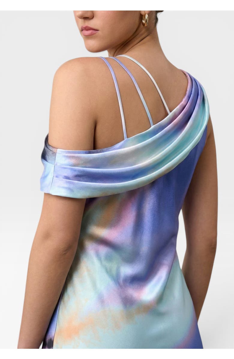RACHEL Rachel Roy Delphina Draped Neck Maxi Dress, Alternate, color, Medium Purple