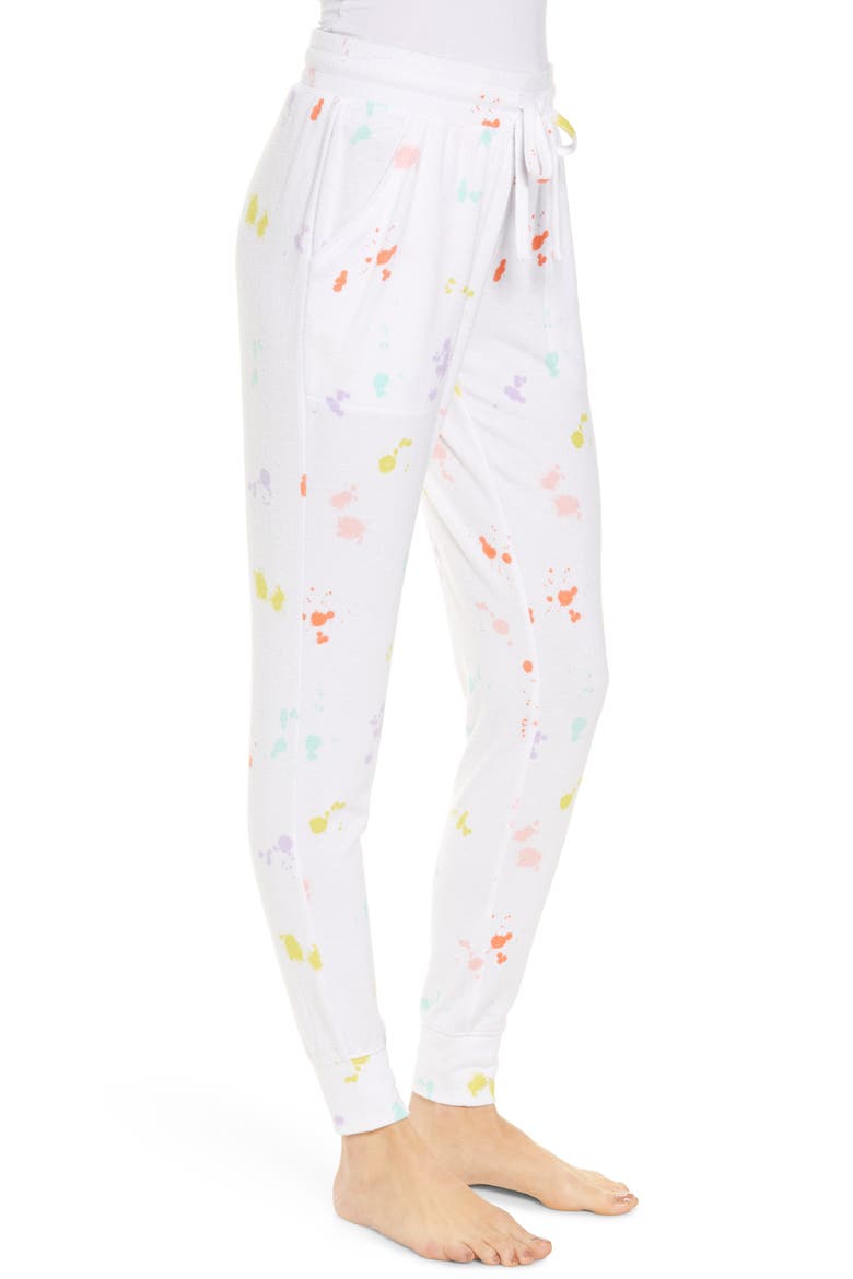 Comfy Joggers, Alternate, color, WHITE PAINT SPLATTER