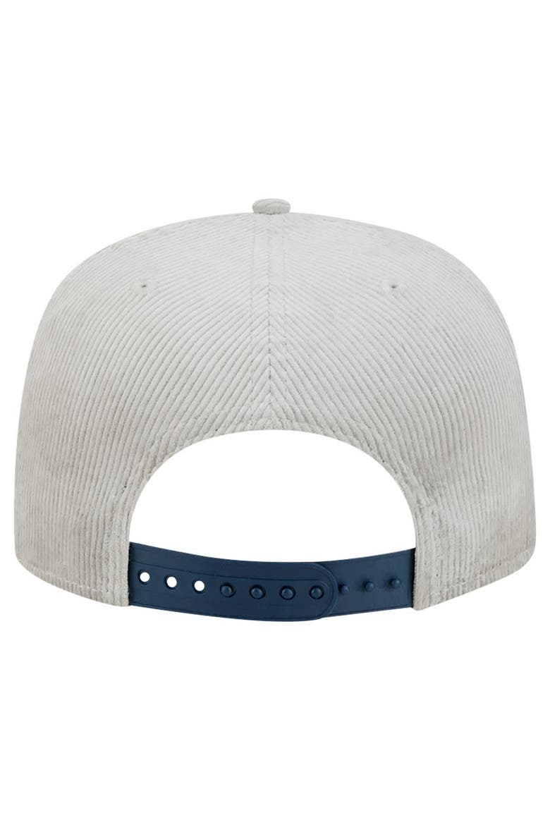 Men's New Era Gray Detroit Tigers Corduroy Golfer Snapback Hat, Alternate, color, Gray