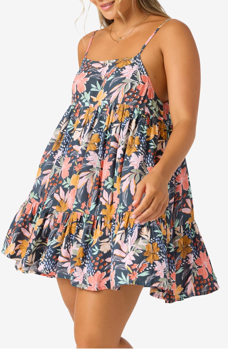 O'Neill Saltwater Essentials Rilee Cover-Up Sundress, Alternate, color, Slate