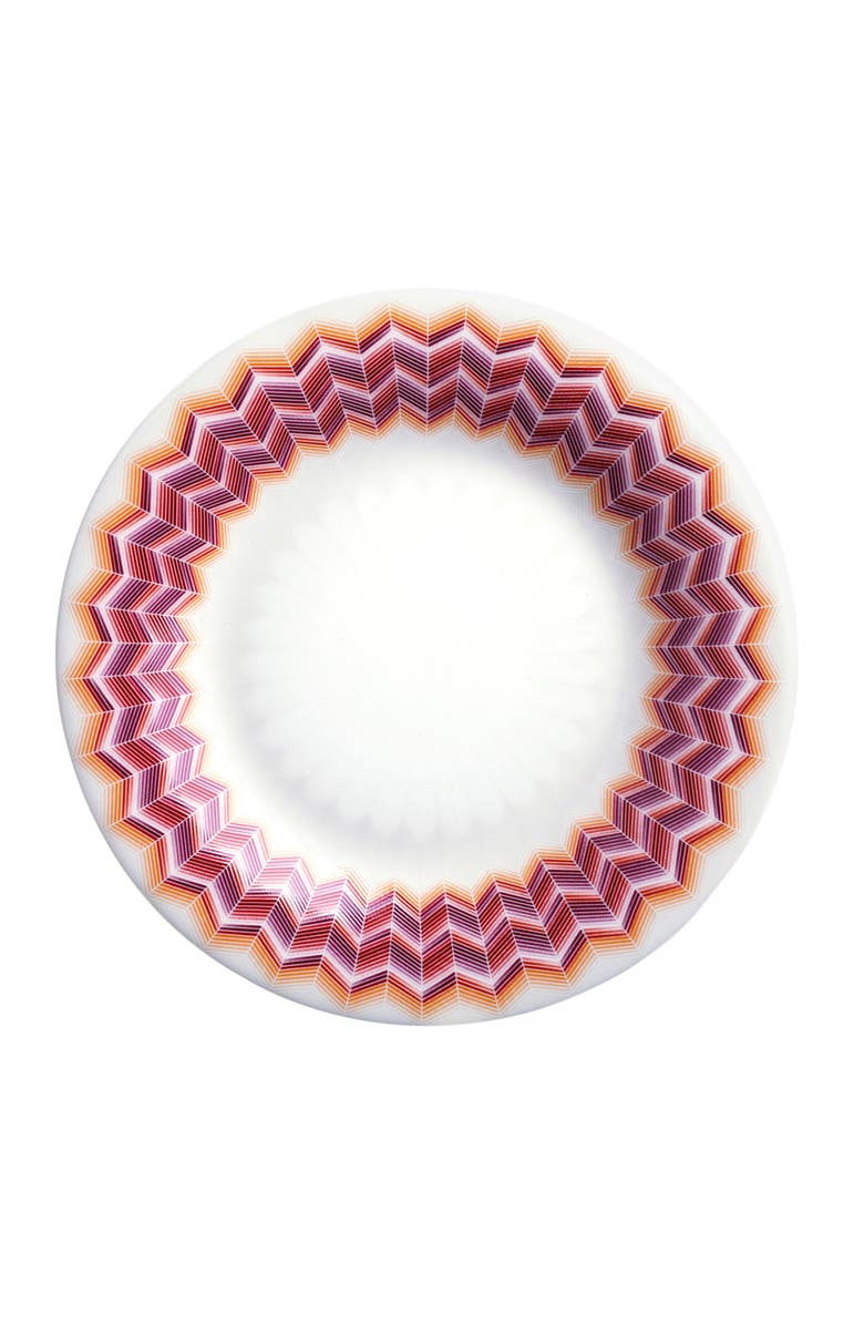 Missoni Home Tableware Bread and Butter Plates ZIG ZAG Set of 6 Jarris 156 diam. 6", Main, color, Multicolor