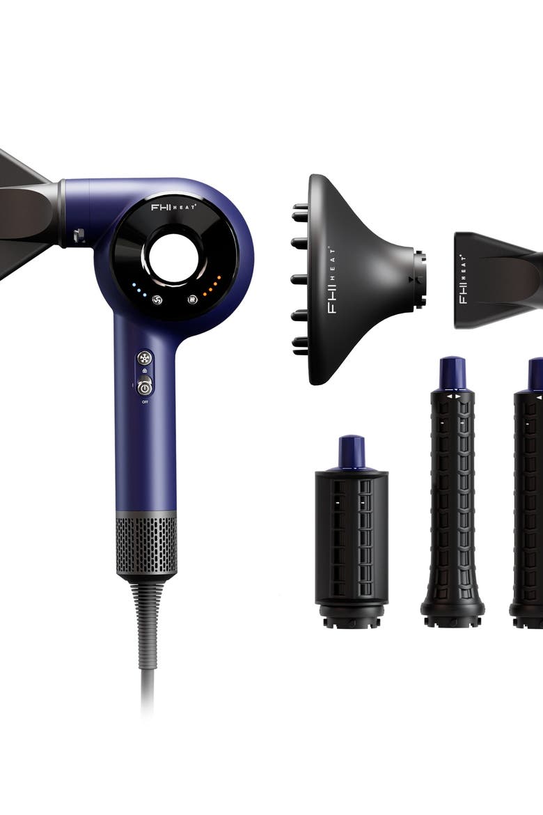 The Versasphere Pro Air 6-in-1 Multi-Styler, Alternate, color, Blue