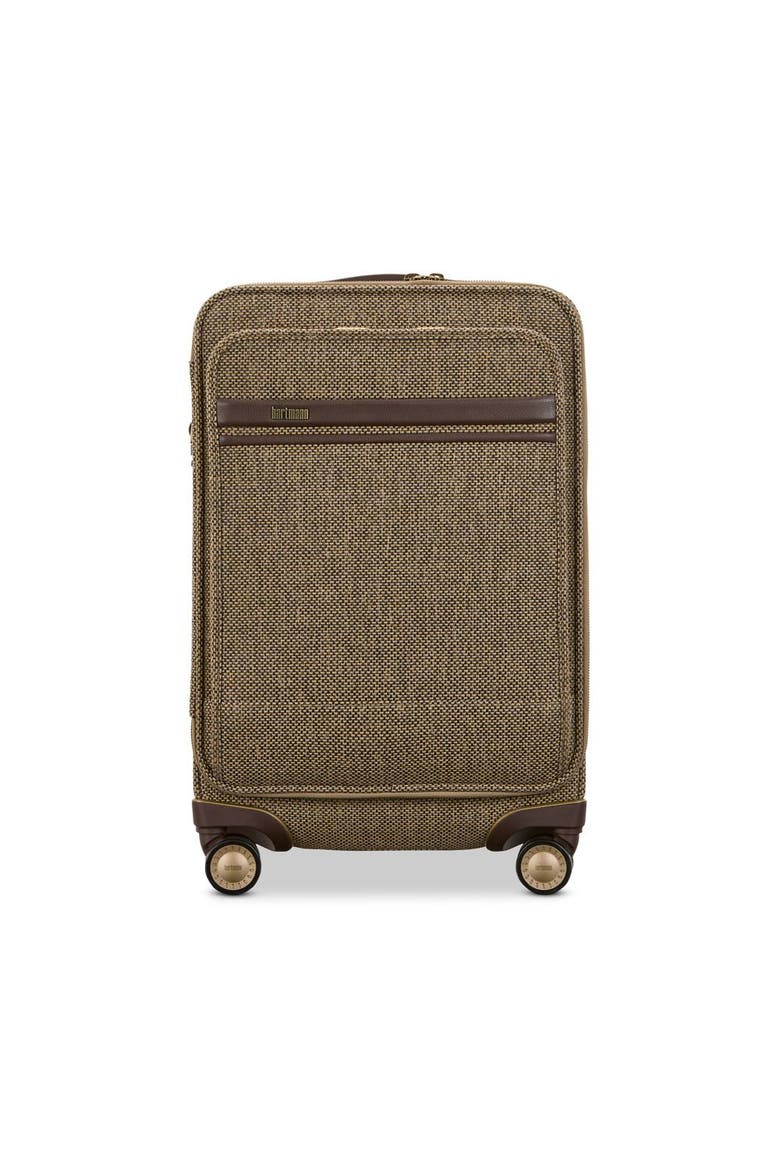 Tweed 22-Inch Carry-On, Main, color, Tweed/Natural Leather