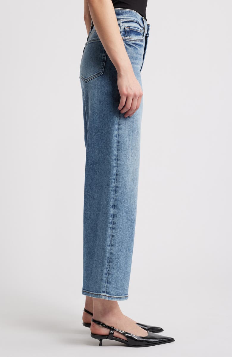 FRAME Le Pixie High Waist Slim Palazzo Jeans, Alternate, color, Rowley