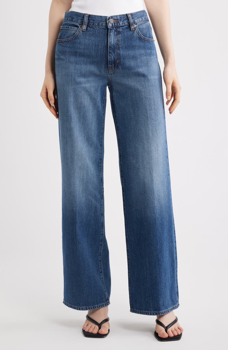 FRAME The Off Duty Stroll Wide Leg Jeans, Main, color, Garda