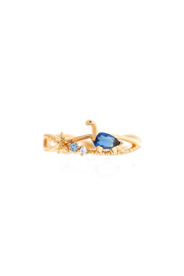 Dinosaur Ring, Main, color, GOLD